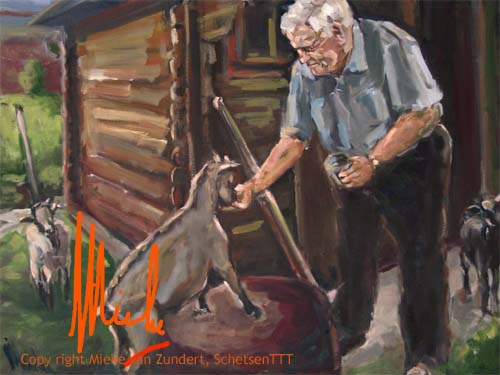 coop jochems geschilderd door Mieke van Zundert