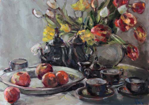 stillife with oranges