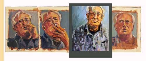 collage portretten in wording jaap sala burgemeester cadzand