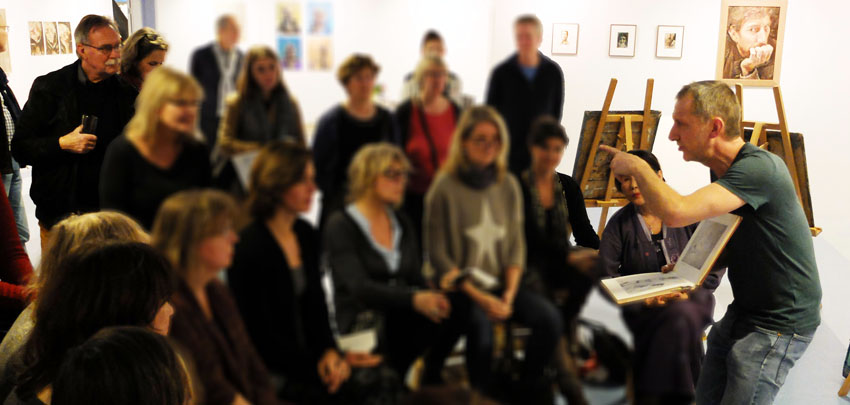 Sam Drukker, gedreven docent, geeft masterclass op het festival Vincentsdroom