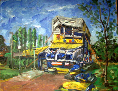 jancor mertens, noordwijk, olie op doek 50/60, te koop