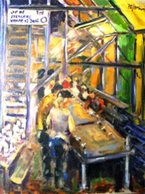 peter altena, olieverf op doek 40/50 te koop