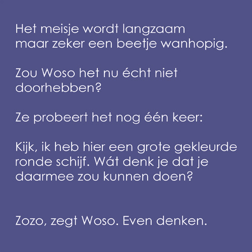 woso snapt niet waar alle vormen voor dienen