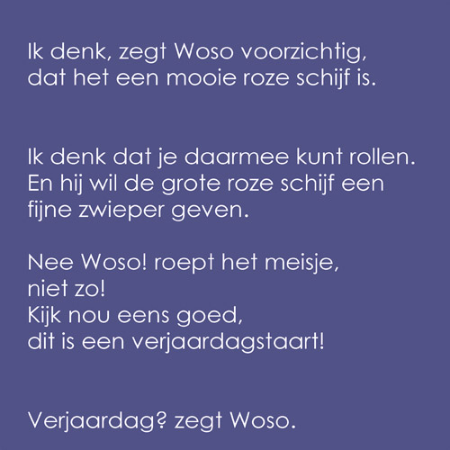 woso wil met de schijf gaan rollen