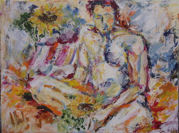 man with sunflowersold 1